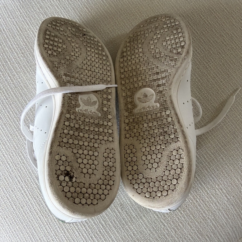 adidas Stan Smith White Green Womens Sz 9 - Picture 7 of 7